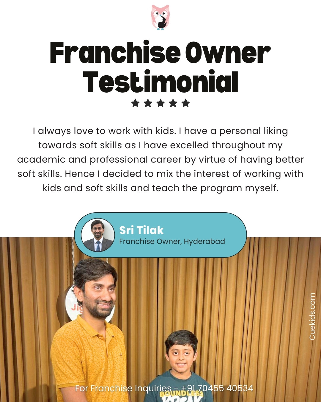 Franchise 33 CueKids Franchise Hyderabad